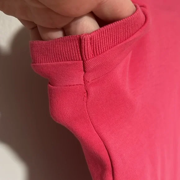 Preloved Ralph Lauren Casual Pink collar dress size 12M - Picture 4 of 10